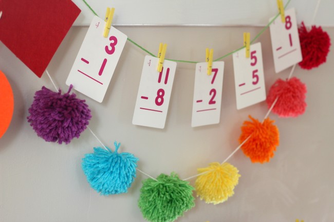 back-to-school-party-pom-pom-garland