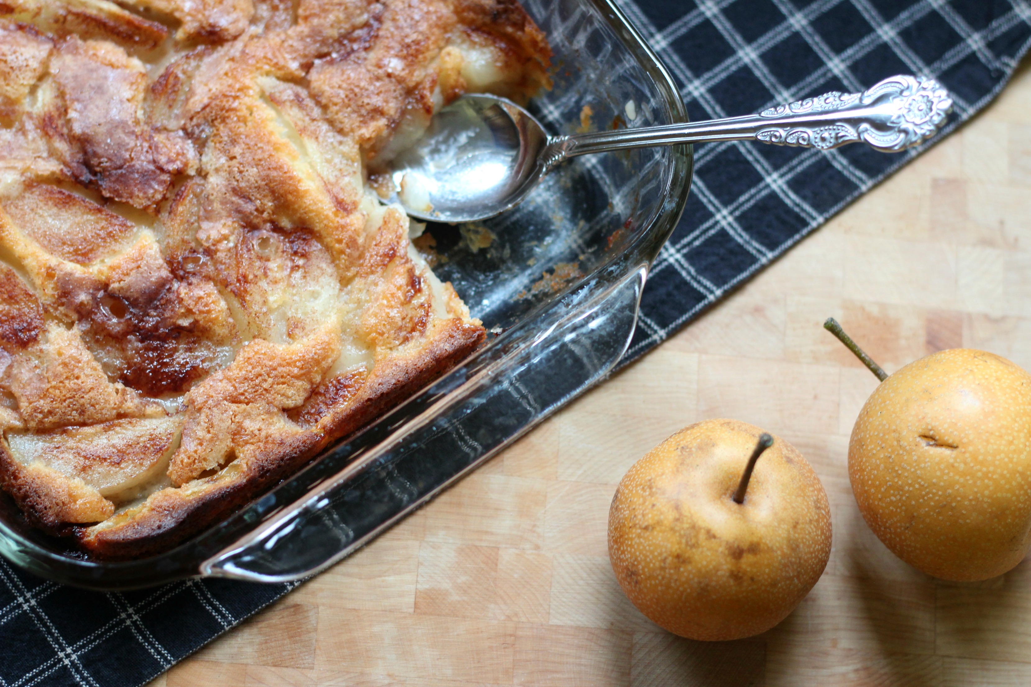 Asian Pear Cobbler Dessert