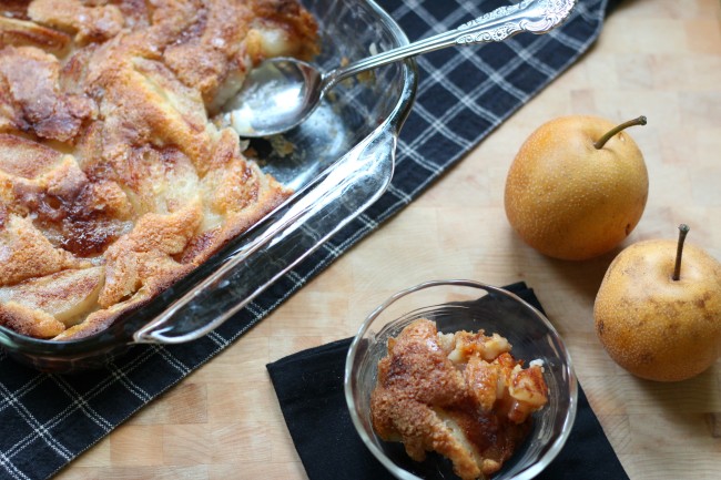 Asian Pear Cobbler Dessert Recipe