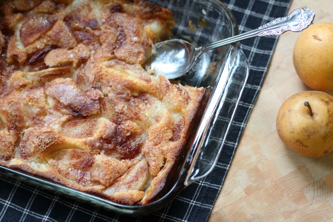 Asian Pear Cobbler Dessert Recipe