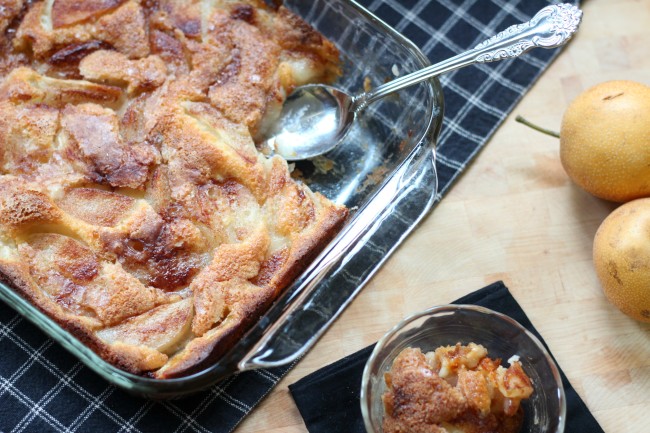 Asian Pear Cobbler Dessert Recipe