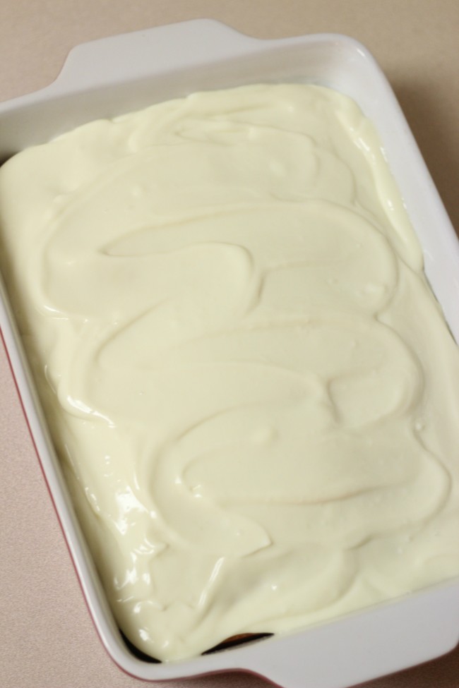 mystery lemon sheet cake