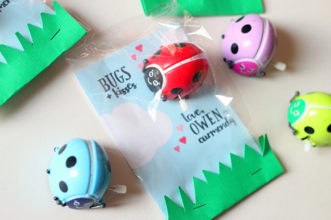 Love Bug Valentines with Free Printable Cards