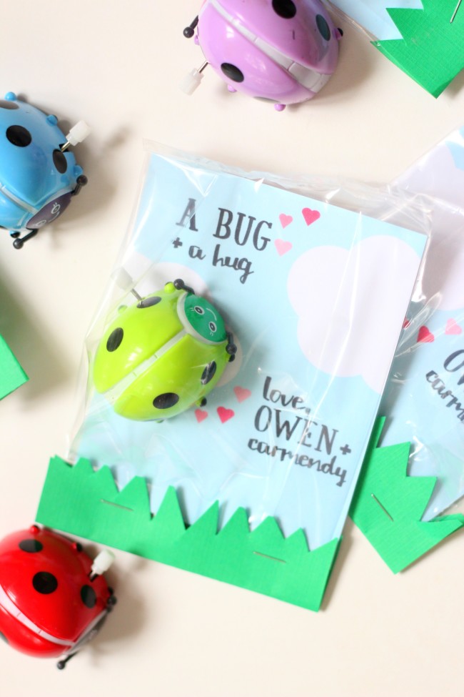 Love Bug Valentines with Free Printable Cards