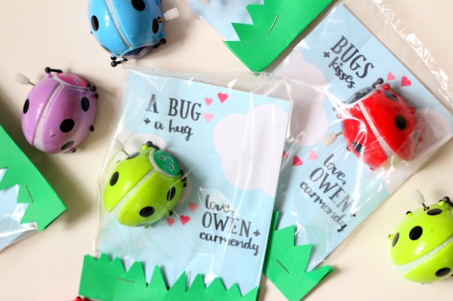 Love Bug Valentines with Free Printable Cards