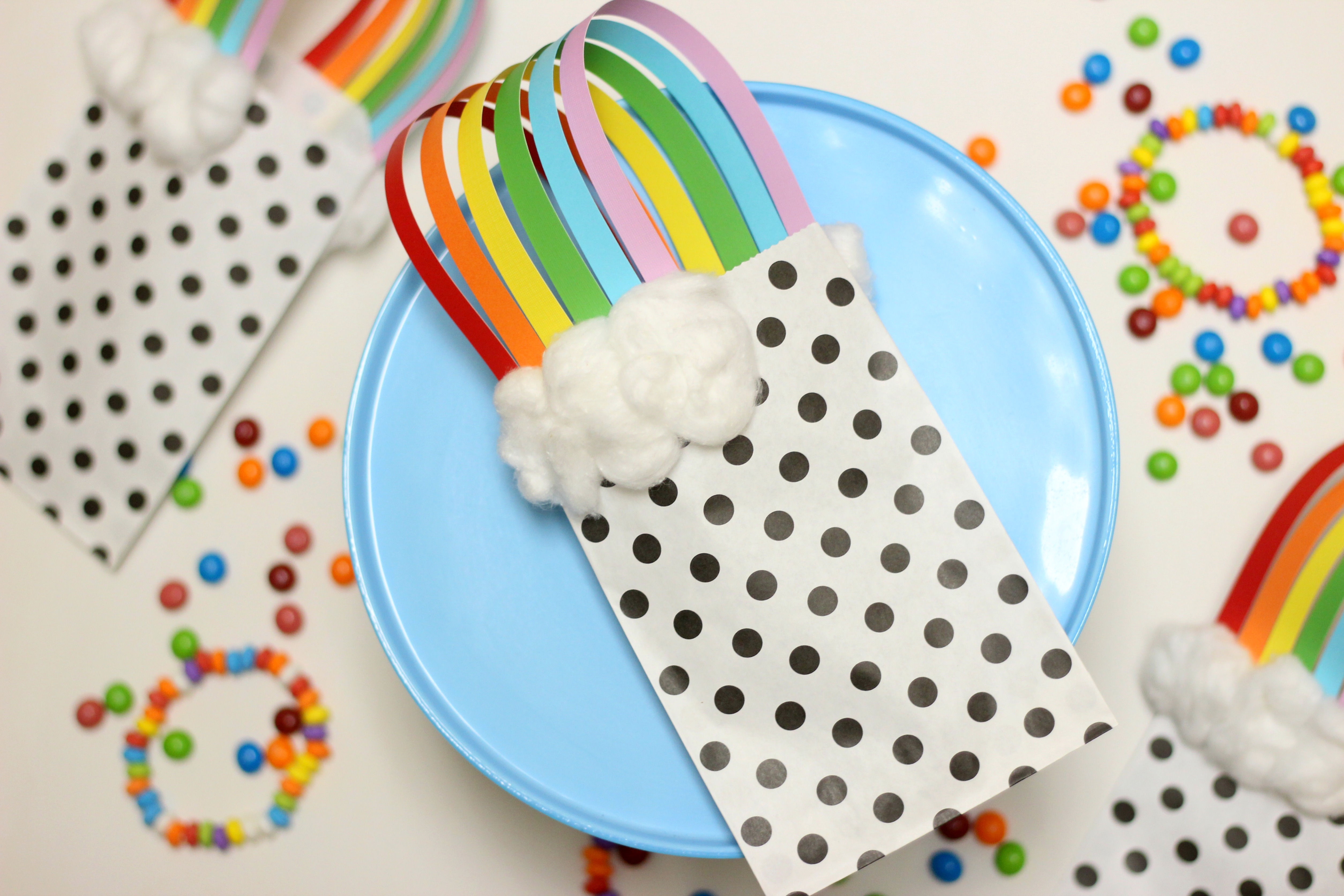 Rainbow Treat Bags {A Magically Colorful Favor}