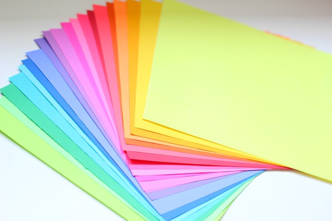 rainbow paper