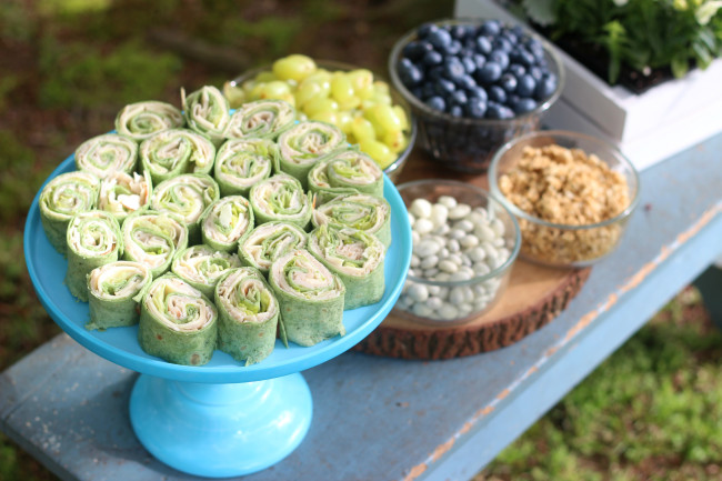 Earth Day Party - Food Display