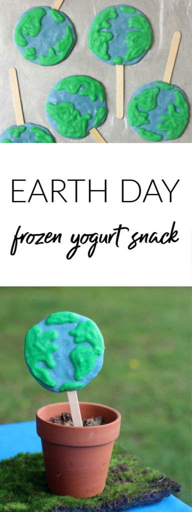 Earth Day Frozen Yogurt Snacks