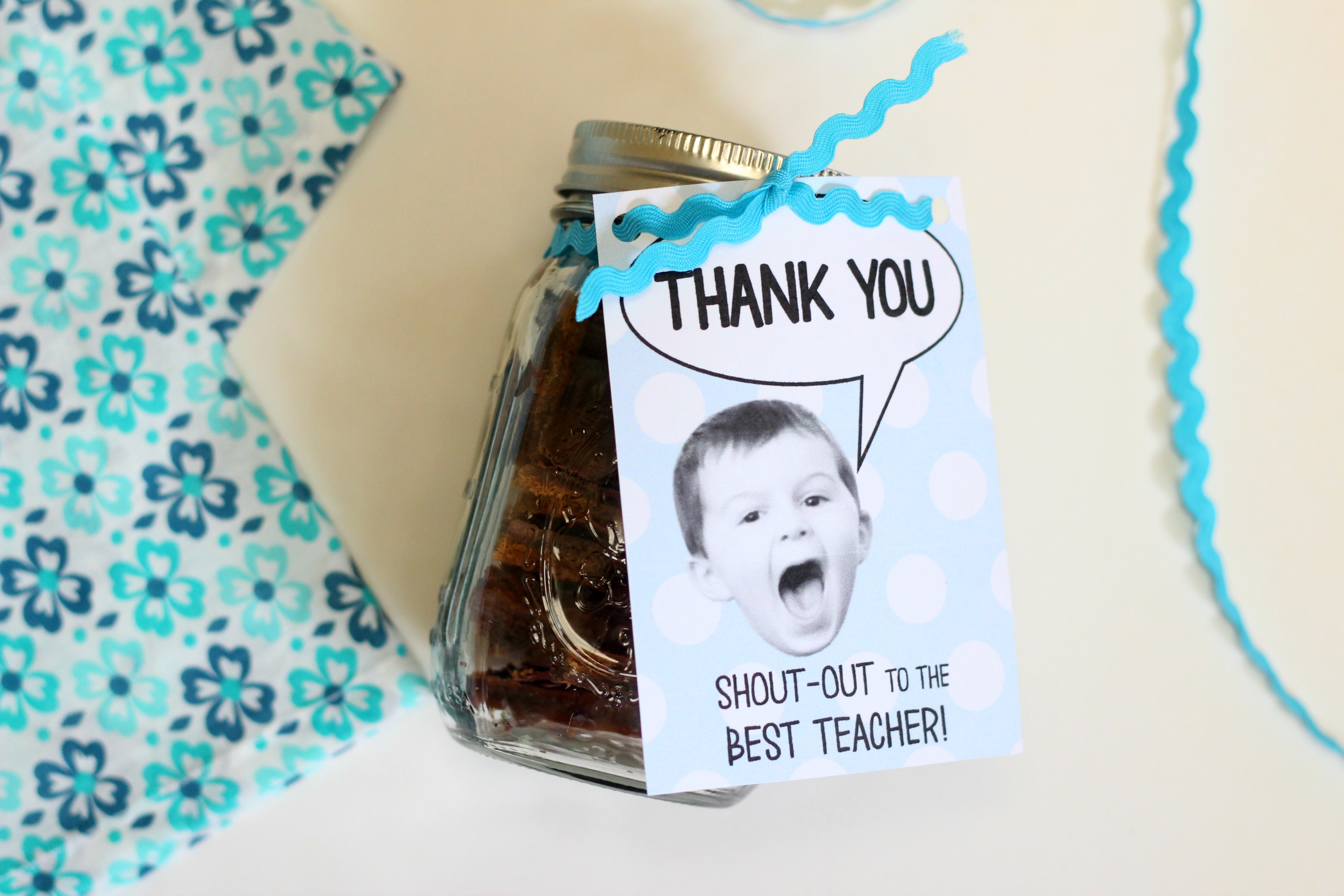 Teacher Appreciation Gift Tag Idea