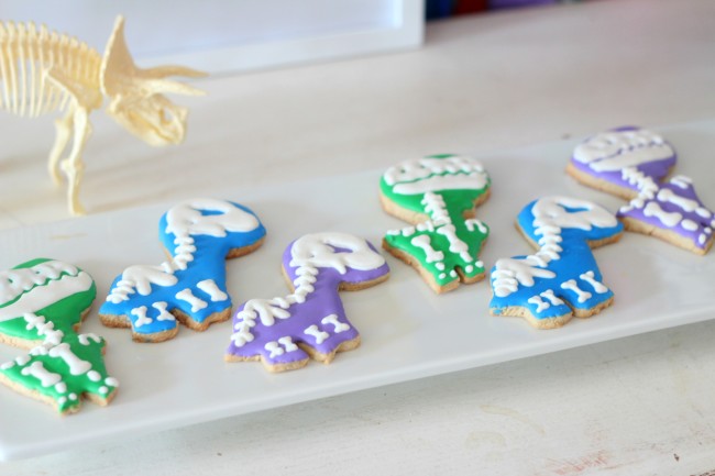 Dinosaur Fossil Birthday Party - a rainbow dino dig celebration!