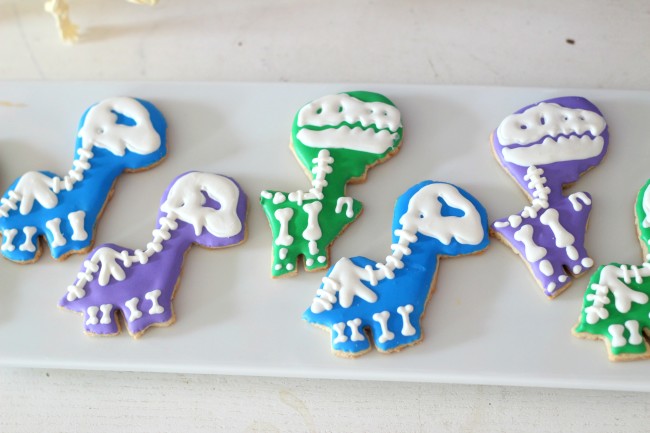 Dinosaur Fossil Birthday Party - a rainbow dino dig celebration!