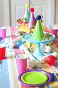 Dinosaur Fossil Party - a rainbow dino dig birthday!