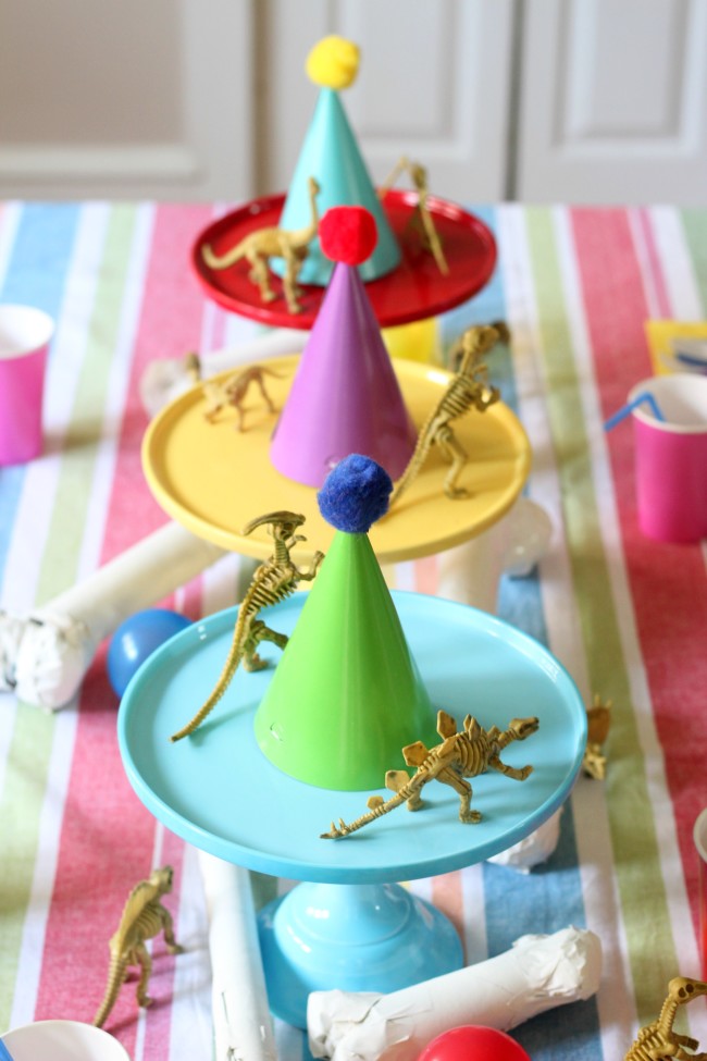 Dinosaur Fossil Birthday Party - a rainbow dino dig celebration!