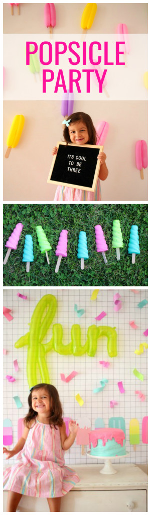 Popsicle Birthday Party - Summer Frozen Treat Celebration