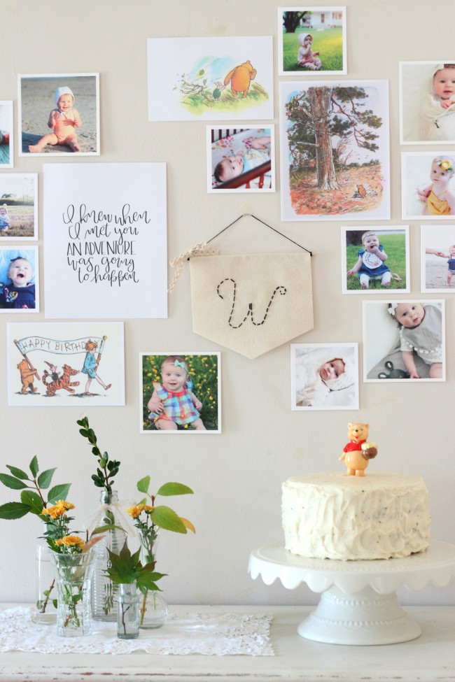 boho winnie the pooh birthday party 13