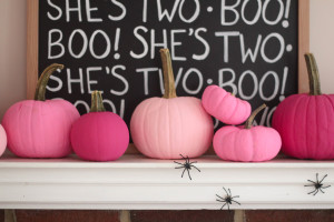 Pink Halloween Birthday Party: Boo! She's Two