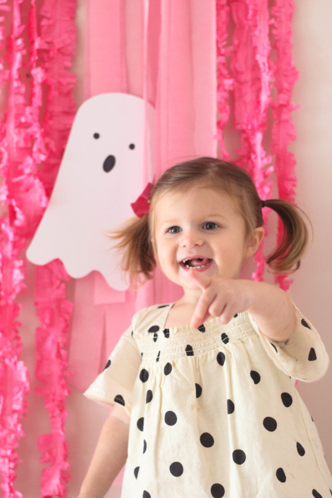 Pink Halloween Birthday Party: Boo! She's Two