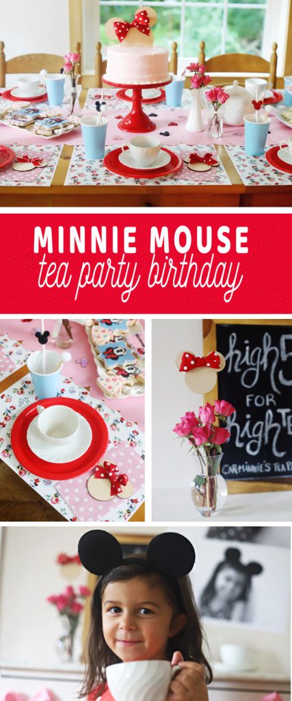 Minnie Mouse Tea Party Birthday Party Ideas