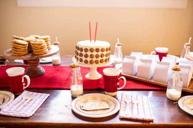 Cozy Cookies & Milk Birthday Party